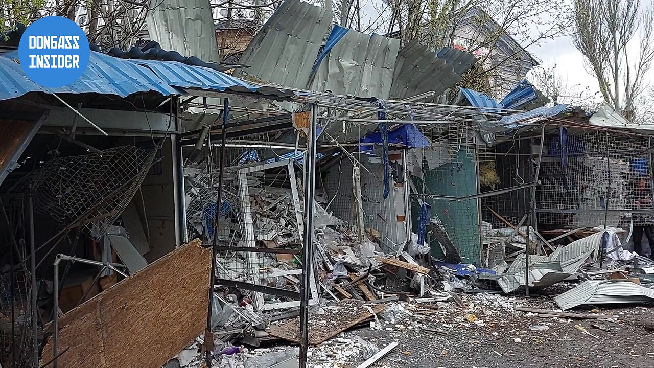 L’armée ukrainienne bombarde le marché central de Donetsk – 07.04.2023