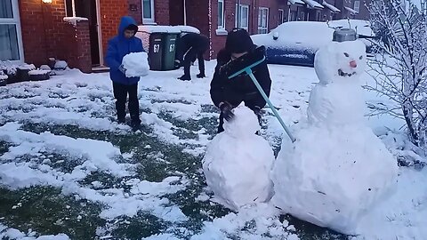 snowman in Birkenhead