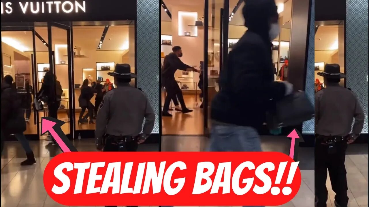 Robbery of a Louis Vuitton occurred at local mall in New York #LouisVuitton #NewYork