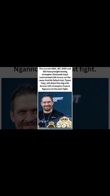 Conor McGregor was challenged by Oleksandr Usyk. #shorts