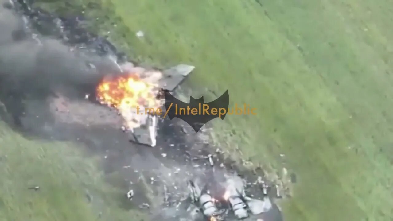 FATAL FIREBALL: Ukrainian fighter Jet Destroyed By A Direct Hit Over Slavyansk Pt.2