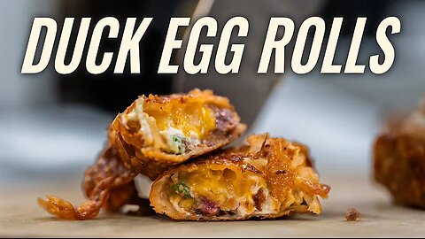 JALAPENO DUCK EGG ROLLS - A WILD GAME CULINARY MASTERPIECE cc by Campus Waterfowl 🦆🍗