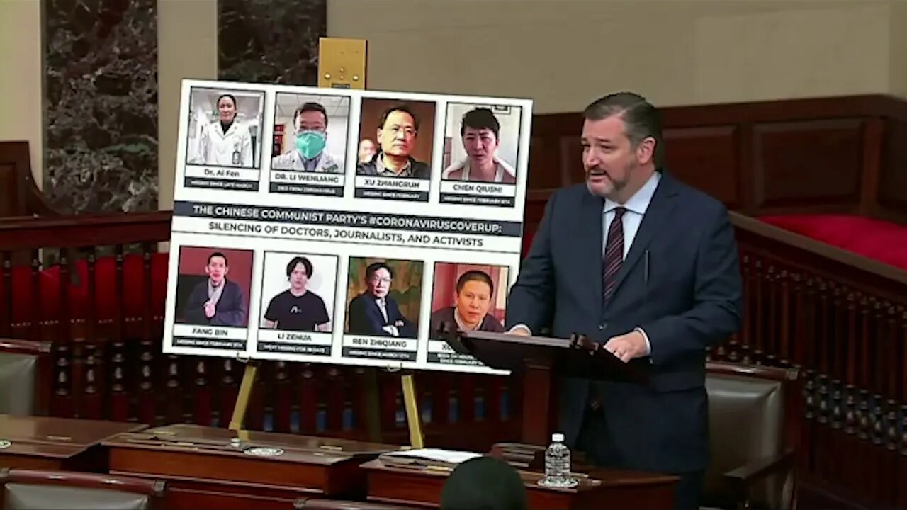 Sen. Cruz on Senate Floor: We Need To Stand Up & Address the Real Threat China Poses