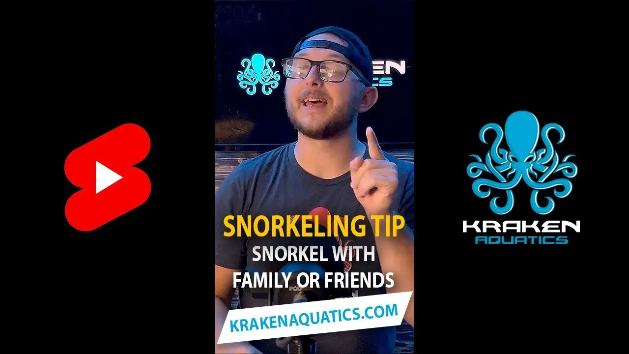 Snorkeling Tip - Snorkel with Family or Friends #shorts