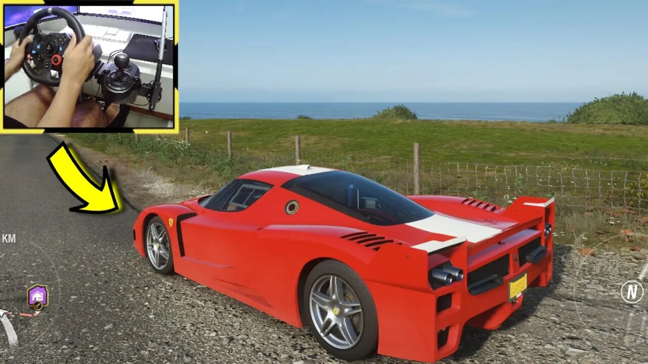 FERRARI FXX 2005 Forza Horizon 4 gameplay Logitech g29