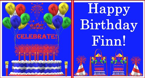 Happy Birthday 3D - Happy Birthday Finn - Happy Birthday To You - Happy Birthday Song