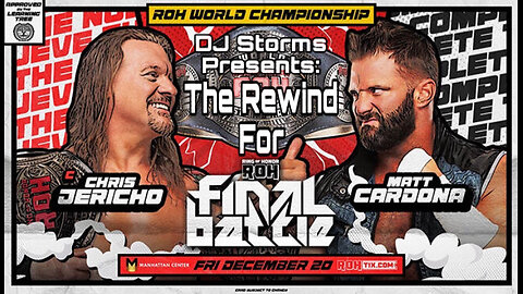 The Rewind for Ring Of Honor Final Battle 2024