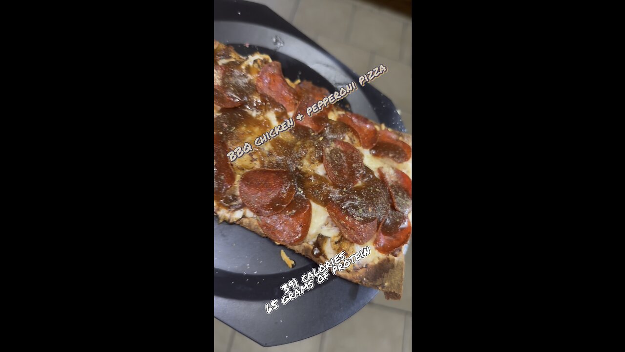 Pepperoni & BBQ Pizza for weight loss!