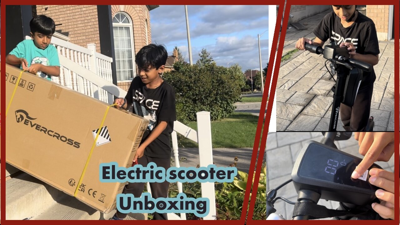 Electric scooter unboxing #scooter#fastest#kids e scooter