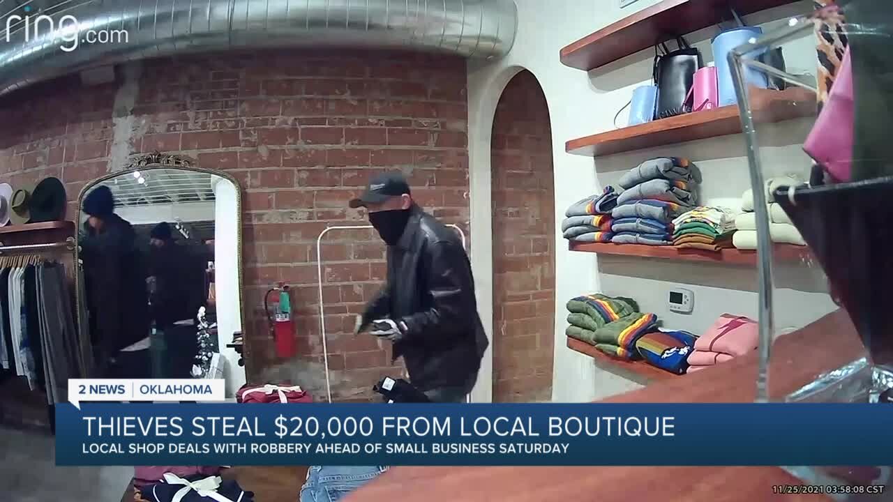 Thieves steal $20,000 from local boutique