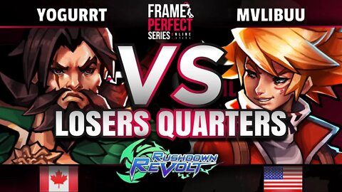 FPS6 Online - Yogurrt (Weishan) vs. Mvlibuu (Raymer) - Rushdown Revolt Losers Quarterfinal