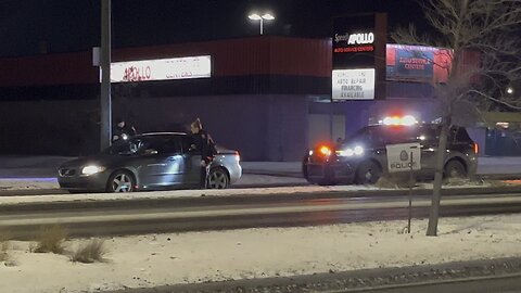 Traffic stop ( one headlight)