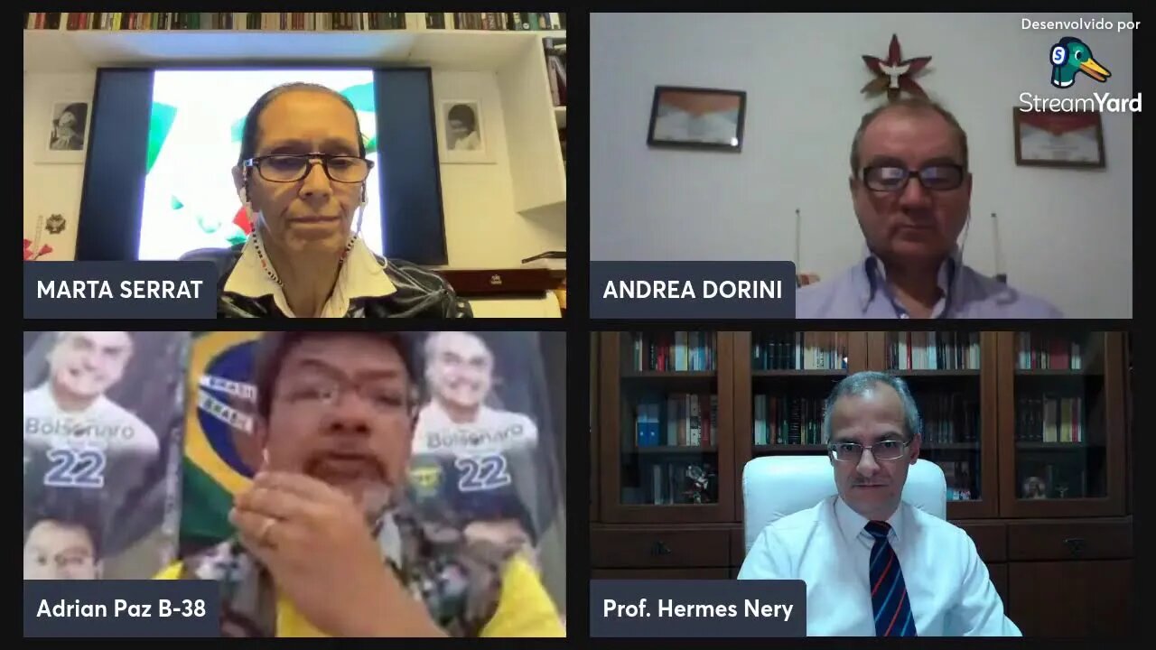 CANDIDATOS CONSERVADORES - PROF. HERMES NERY, ADRIAN PAZ E ANDREA DORINI