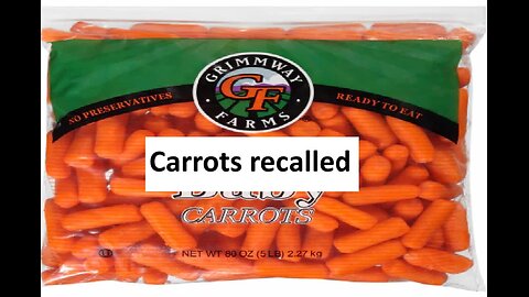 Nationwide carrot recall