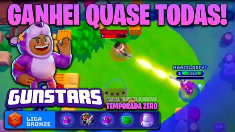 Gunstars | Rumo a Prata na Temporada Zero | Dobro de XP e Ganhando Quase Todas