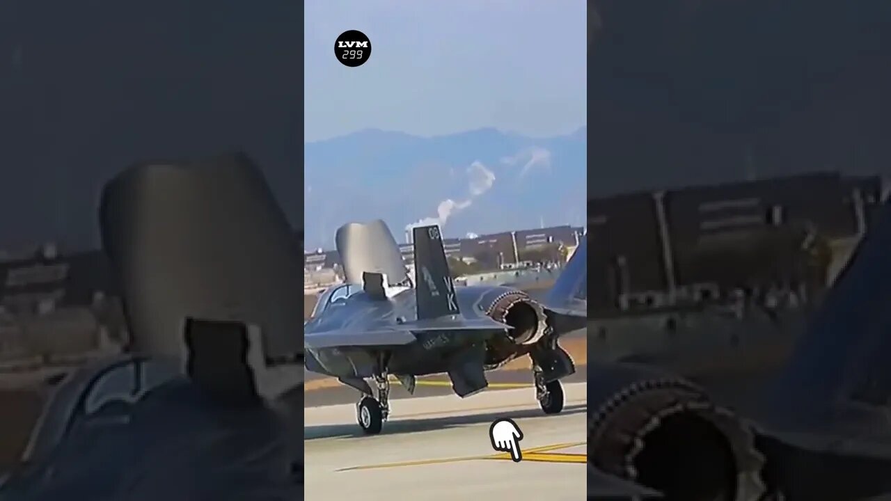 F 35B Lightning II landing vertically