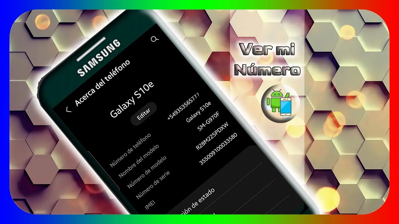 Como ver mi NÚMERO de teléfono Android