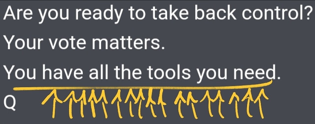 💥💥💥EYES ON💥💥💥 The Return of Q: YOU HAVE ALL the TOOLS You NEED. ARE YOU READY to TAKE BACK CONTROL?!