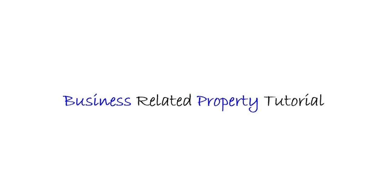 Mobile - Business Related Property - English