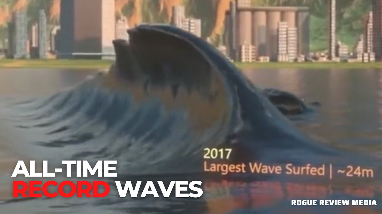 All-Time RECORD Ocean Waves - Comparing Wave Sizes of Largest Waves of All Time