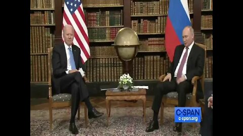 Biden submissive body language in meeting Putin. Afraid of Putin? Plus: Biden needed cheat cards