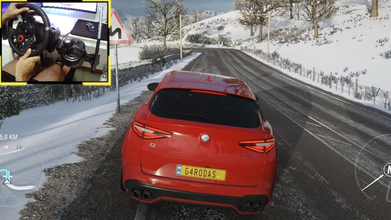 ALFA ROMEO STELVIO QUADRIFOGLIO 2018 Forza Horizon 4 gameplay Logitech g29