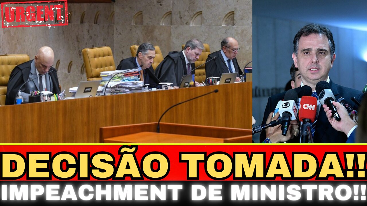 URGENTE!! CAOS TOTAL EM BRASÍLIA!! MINISTRO TOMA DECISÃO!!