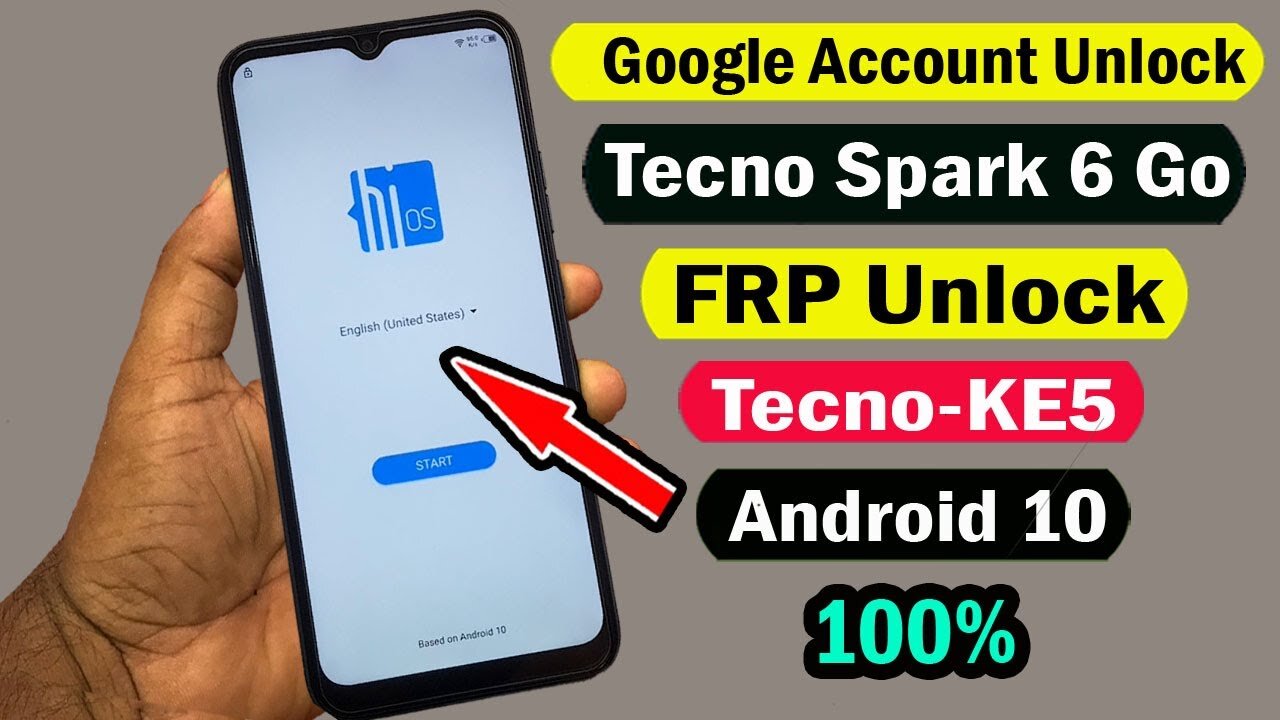 TECNO SPARK 6 GO FRP BYPASS | TECNO SPARK 6 GO (KE5K) GOOGLE ACCOUNT BYPASS ANDROID 10 WITHOUT PC |