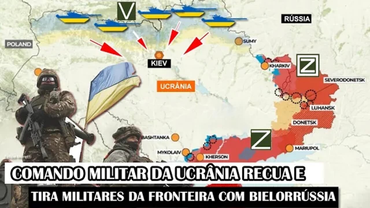 Comando Militar Da Ucrânia Recua E Tira Militares Da Fronteira Com Bielorrússia