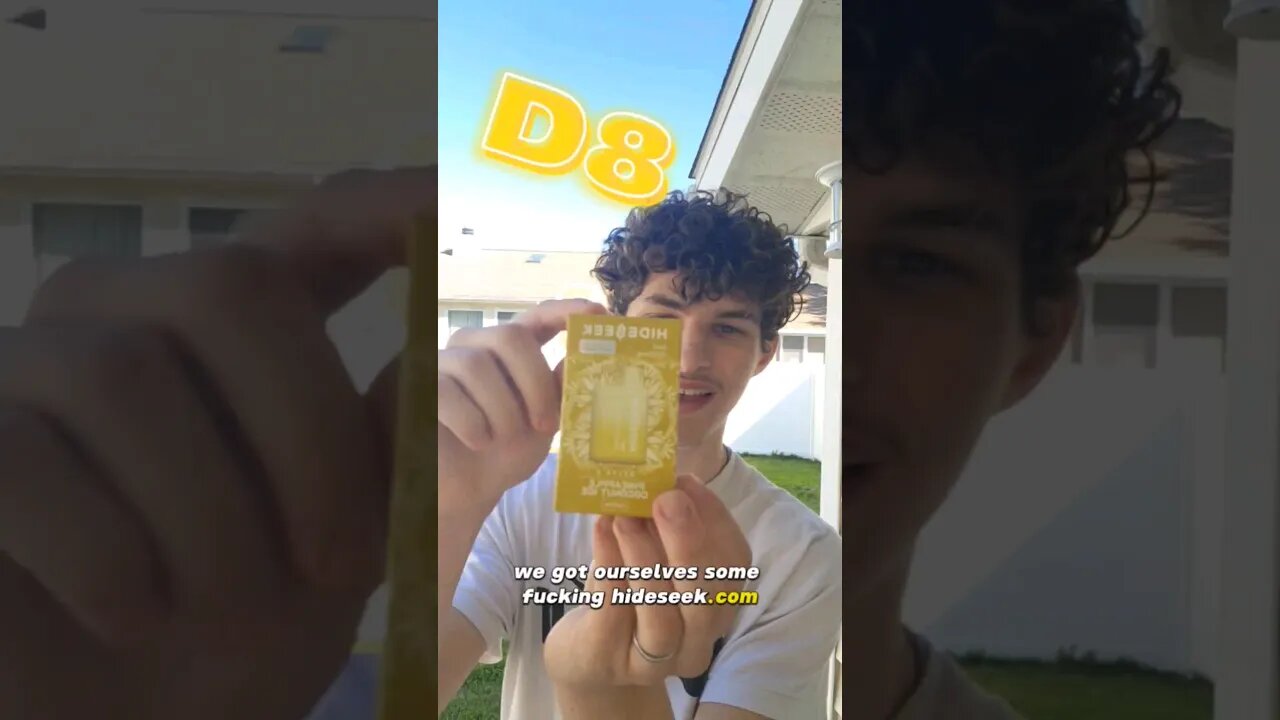 Short Review :) Hideseek D8 + Natural Flavoring!? Tastes like a vacation🍍☀️