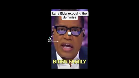 Larry Elder exposing the dummies once again