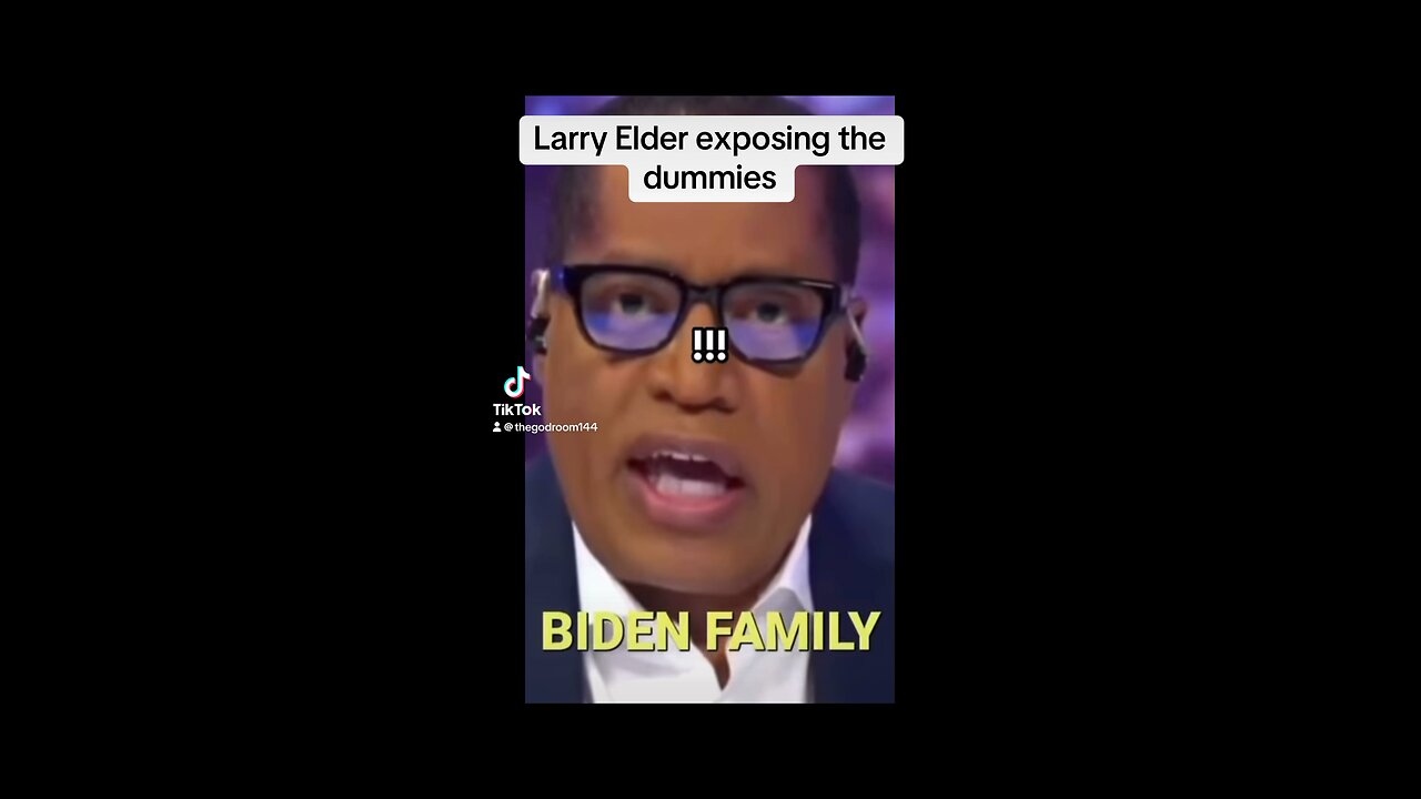 Larry Elder exposing the dummies once again