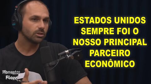 ESTADOS UNIDOS FAZ O BRASIL DE OTÁRIO? EDUARDO BOLSONARO RESPONDE | MOMENTOS FLOW