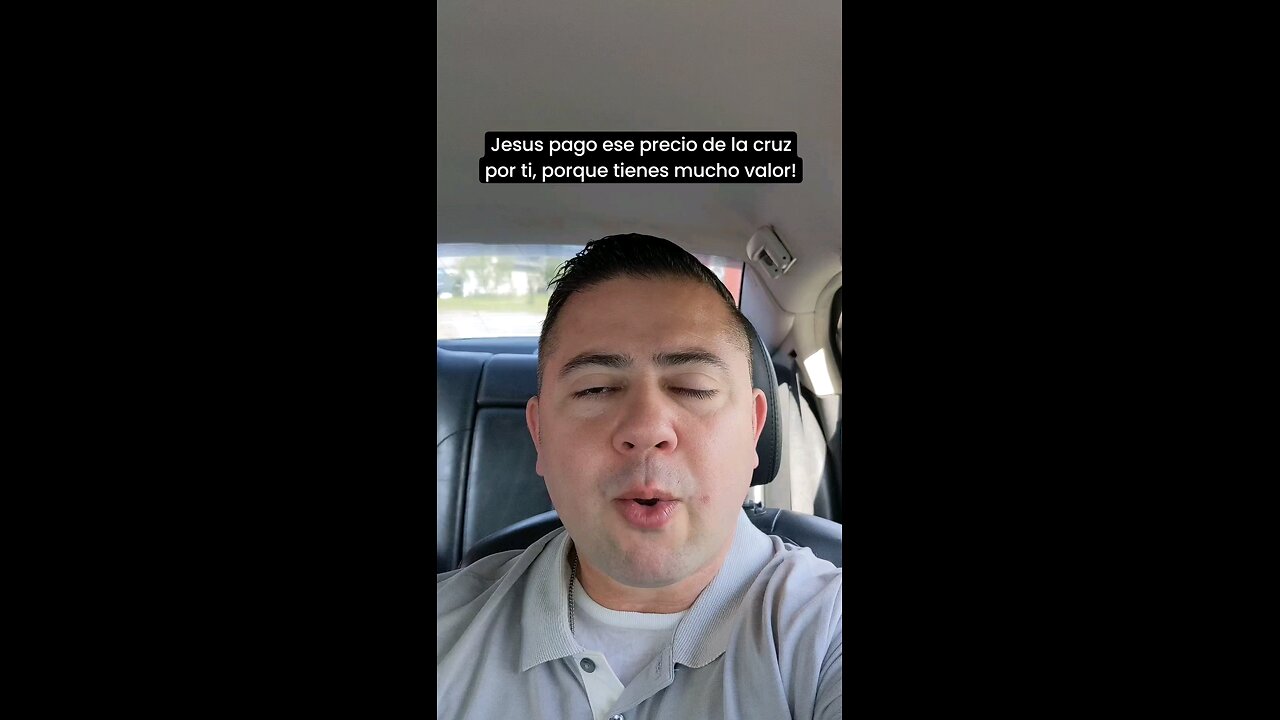 Jesus pago ese gran precio por ti, porque vales mucho!