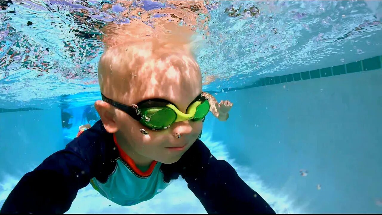 Swimming in Jack Carter Pool