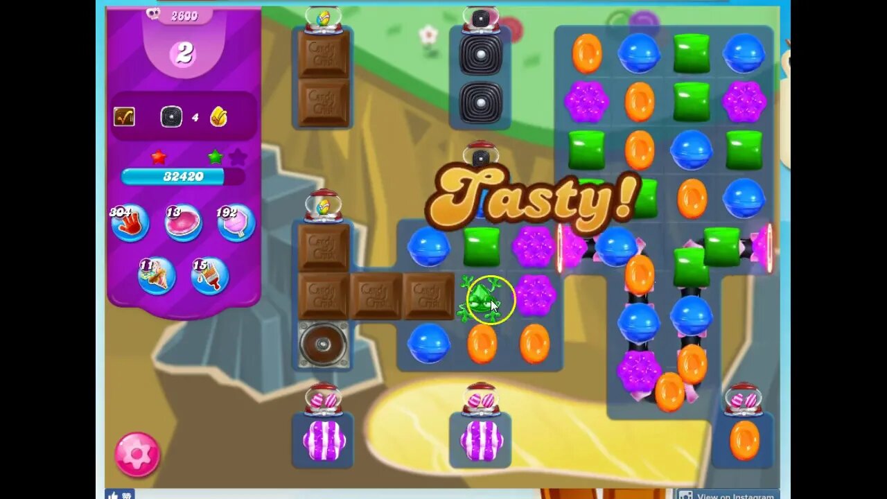 Candy Crush Level 2600 Audio Talkthrough, 3 Stars 0 Boosters