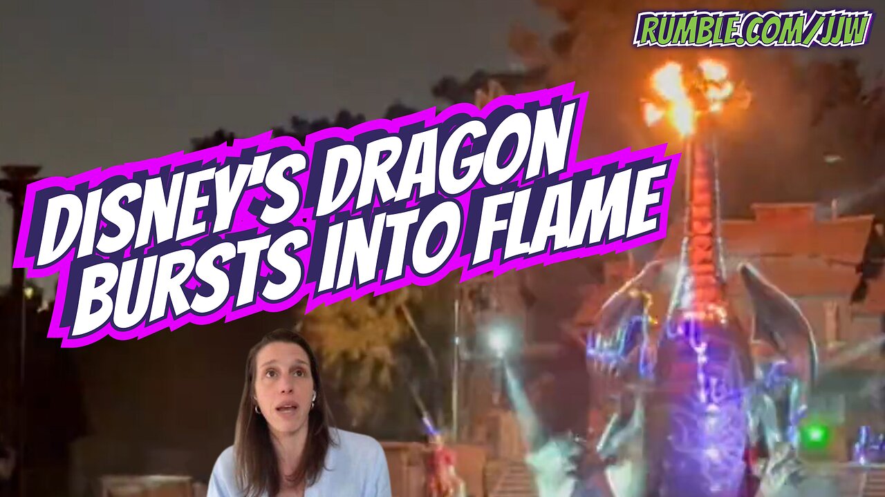 Disney's Dragon Bursts Into Flame