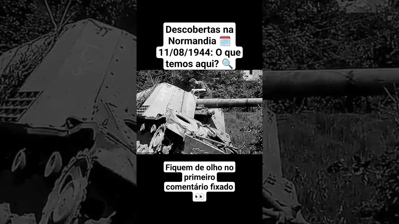 Descobertas na Normandia 🗓️ 11/08/1944: O que temos aqui? 🔍 #ww2 #war #guerra