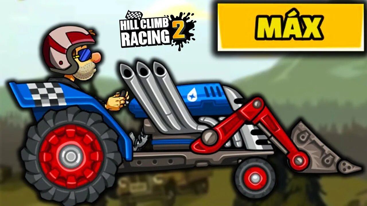 Trator Melhorado no Máximo no Hill Climb Racing 2