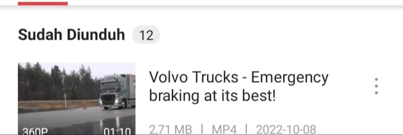 Volvo Trucks, Emergency braking at its the best !