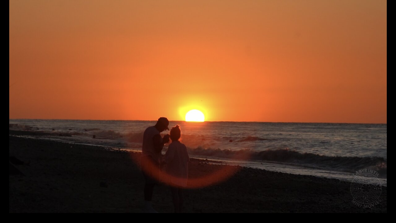 Sunset video of Trimingham beach