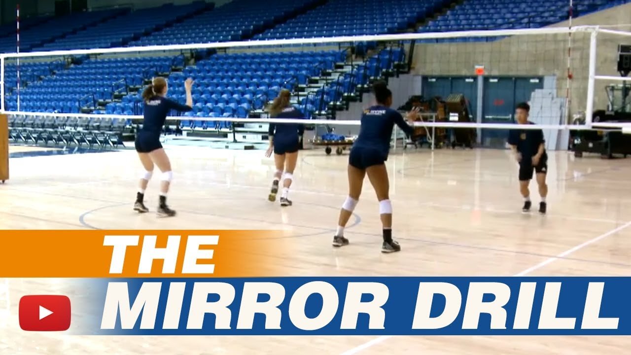 Inside Volleyball Practice - The Mirror Drill for Blockers - Coach Ashlie Hain