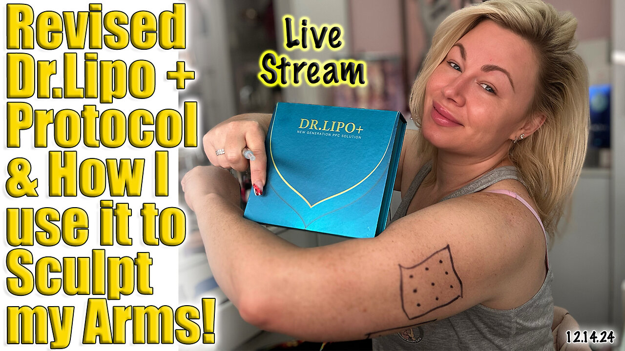 Live Revised Dr.Lipo+ Protocol and How I sculpt my Arms! AceCosm, code Jessica10 Saves you Money