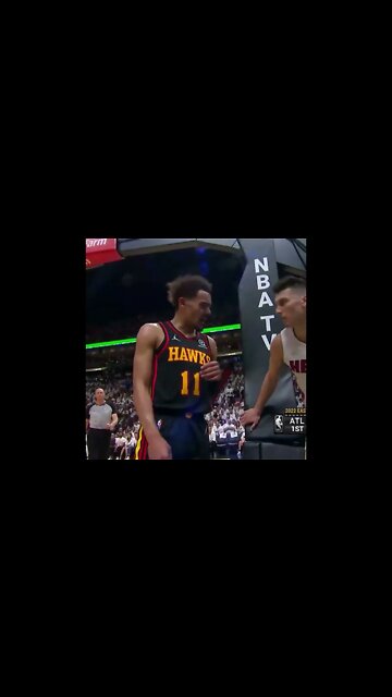 Herro slapped Trae Young in the face 😳 #shorts