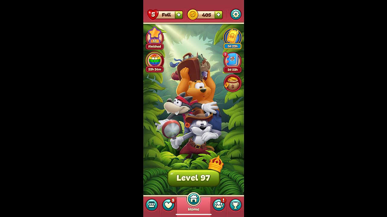 Toon Blast Level 97