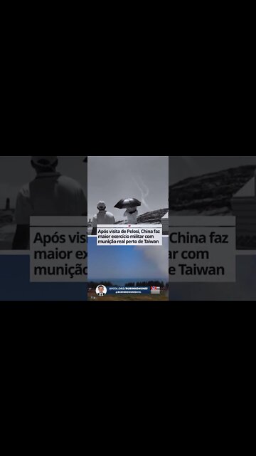 A China ainda está em alerta na Ásia. O perigo ainda cerca Taiwan. #shorts #china #taiwan #guerra