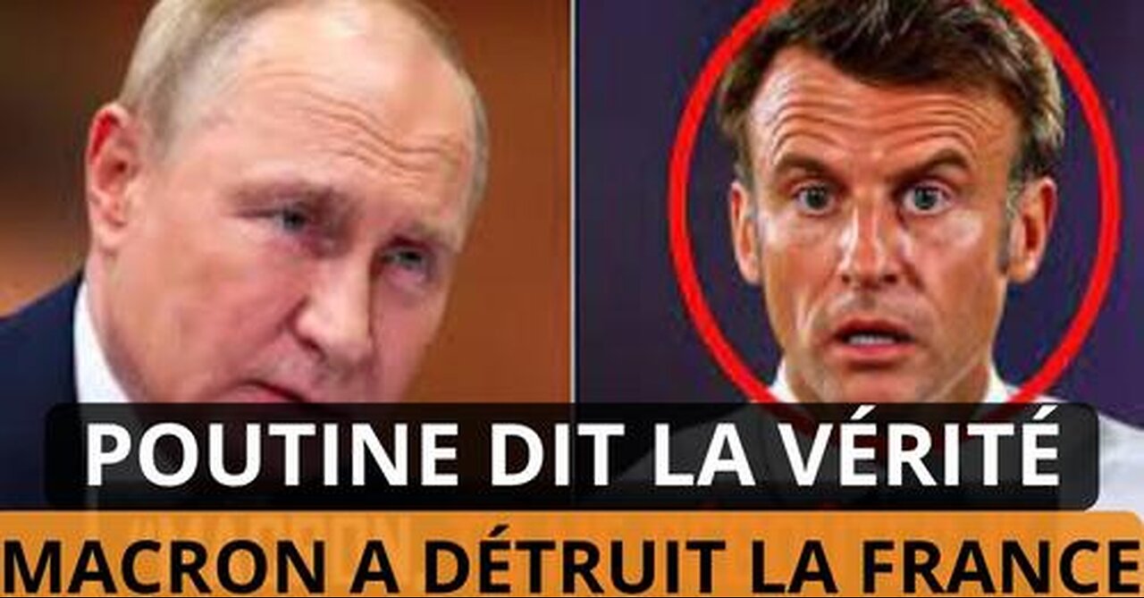 LA RUSSIE DIT HAUT LA TERRIBLE VÉRITÉ QUE PERSONNE NE VEUT DIRE