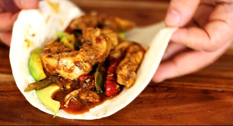 Chicken Fajita - Fajitas de Pollo - international cuisines