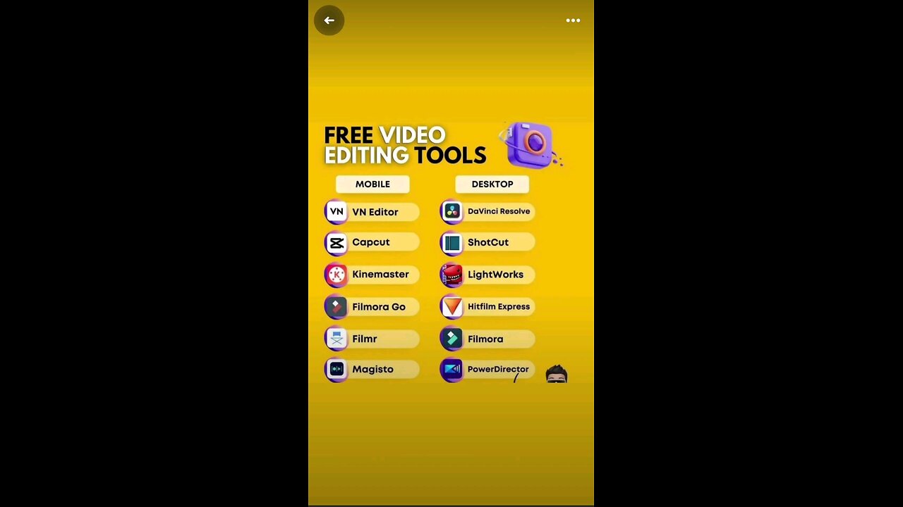 Free video editing tools