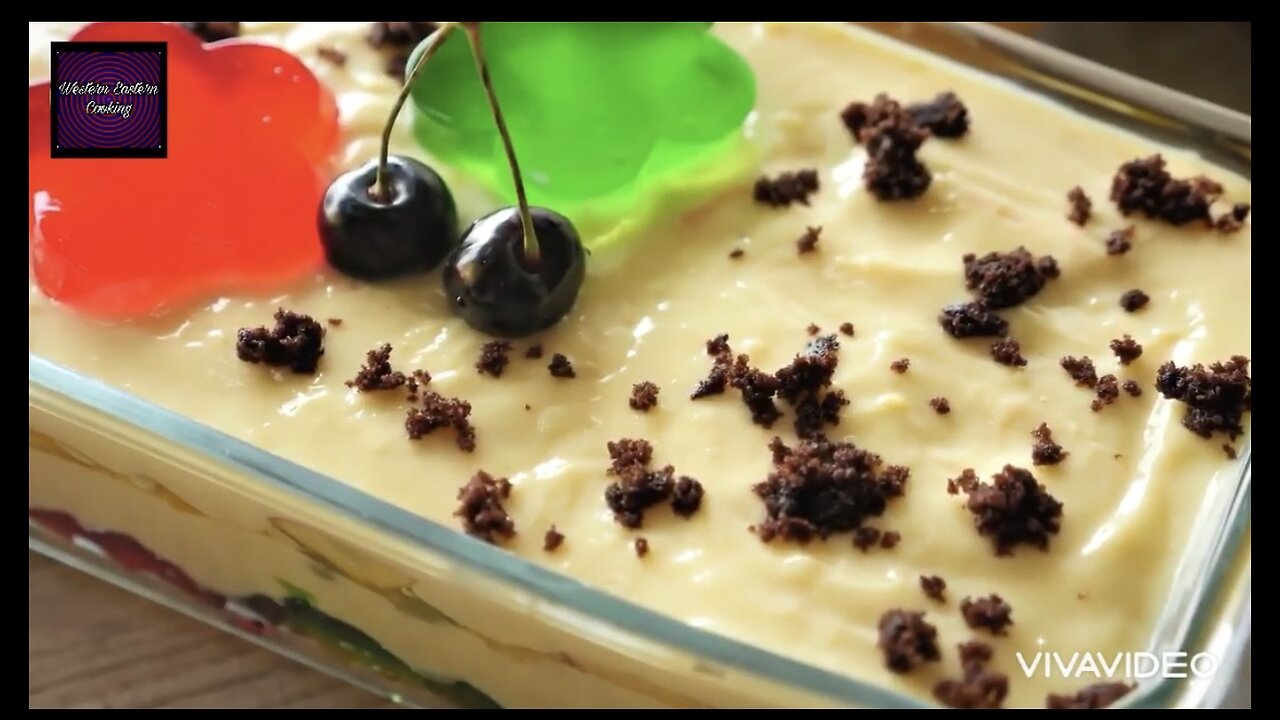 Fruit Custard Trifle/Recipe